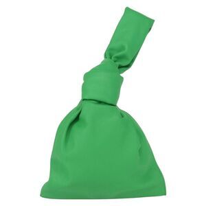 Bottega Veneta Bv Twist Bag Leather Green Leather Handbag